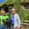Francisco and Bill in front of Bag End